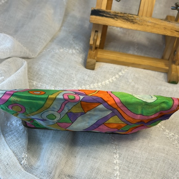 Vintage silk Emilio Pucci-motif psychedelic pattern - Picture 12 of 13